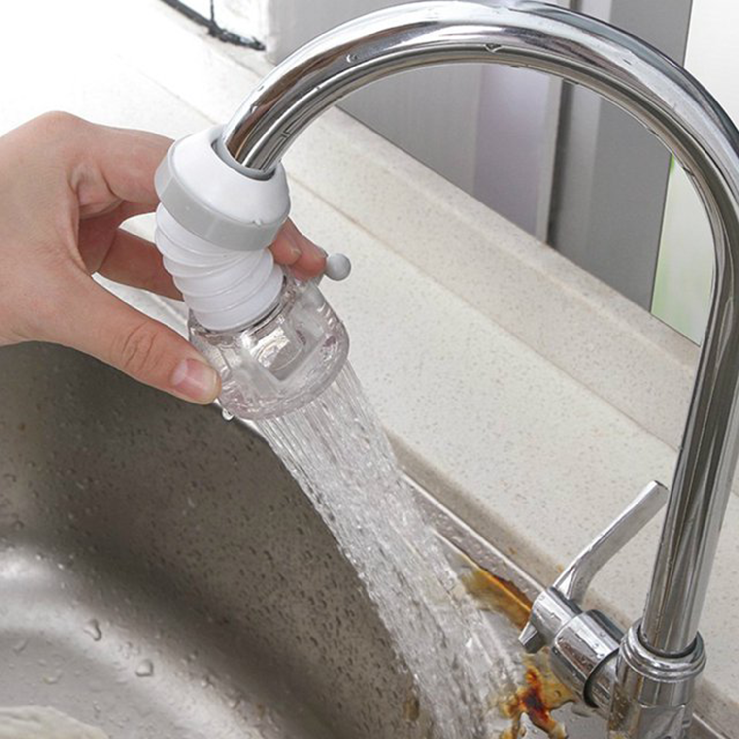 Adjustable Water Faucet Can Rotate 360 Degree Shower Head Anti spattering Water-saving Tap Nozzle Extended Filter Water Saving, Kitchen Bathroom Faucet Water-Saving Devices (1 Pc) Adjustable Water Faucet Can Rotate 360 Degree Shower Head Anti spattering Water-saving Tap Nozzle Extended Filter Water Saving, Kitchen Bathroom Faucet Water-Saving Devices (1 Pc)